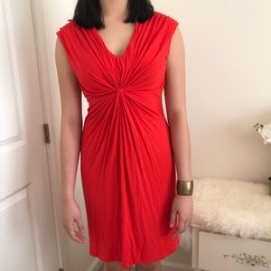 CALVIN KLEIN Twist Front Stretch Dress